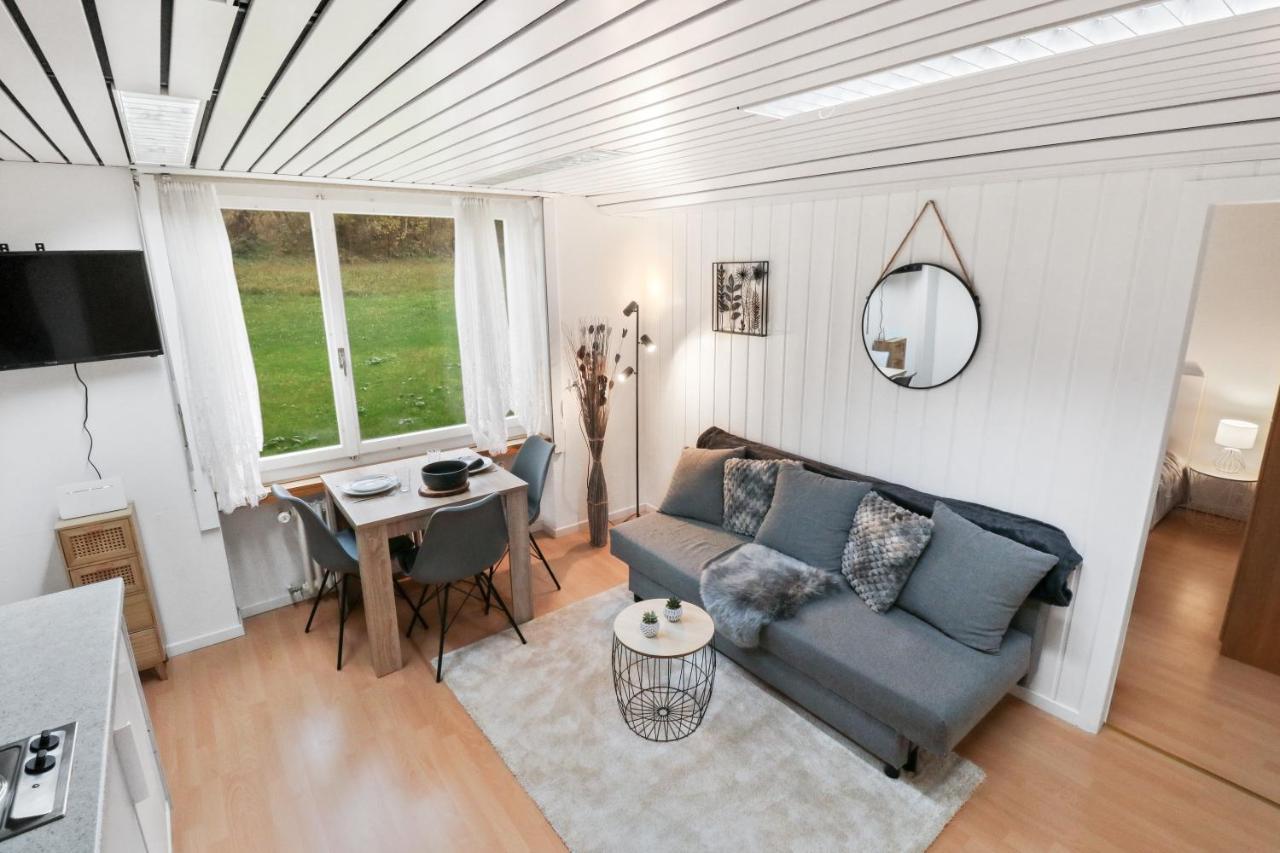 Appartement Confortable Avec Un Sauna Leukerbad Exterior foto