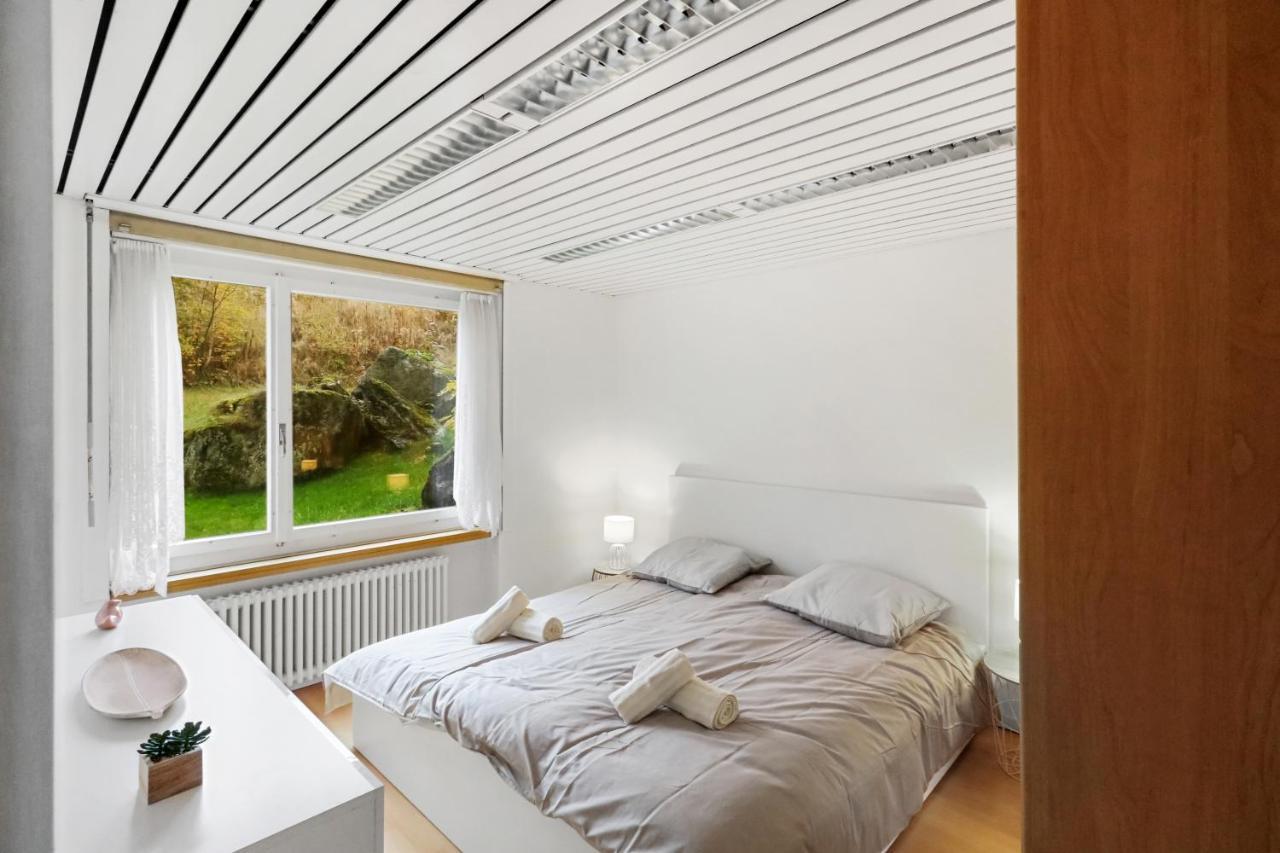 Appartement Confortable Avec Un Sauna Leukerbad Exterior foto
