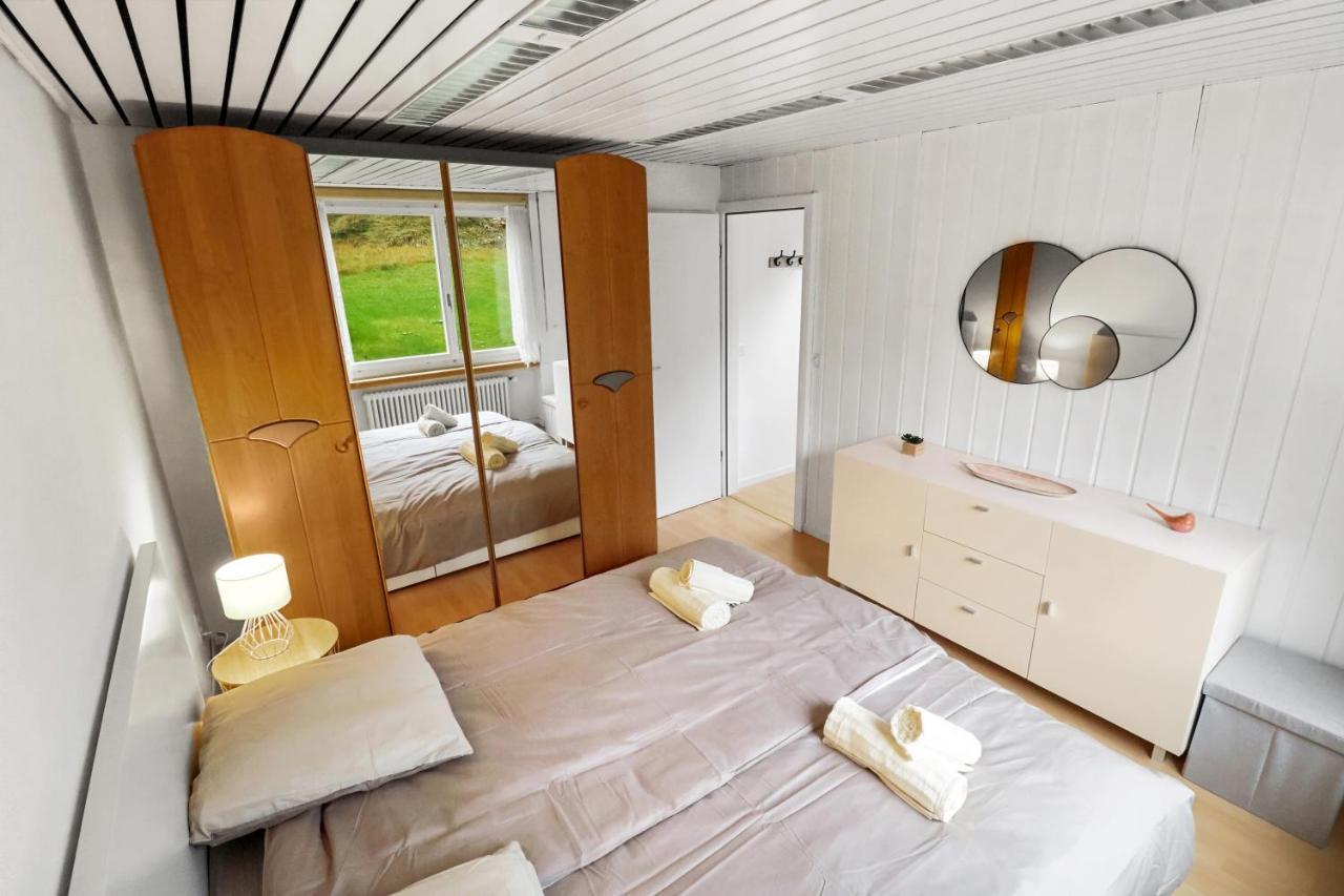 Appartement Confortable Avec Un Sauna Leukerbad Exterior foto