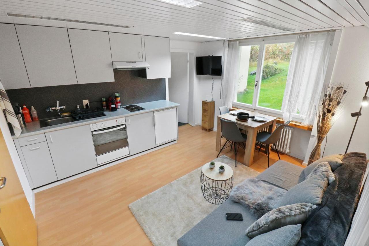 Appartement Confortable Avec Un Sauna Leukerbad Exterior foto